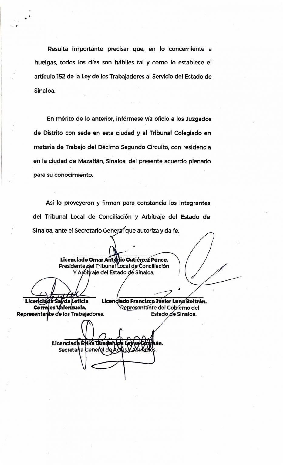 Tribunal local de conciliaci n y arbitraje del estado de sinaloa